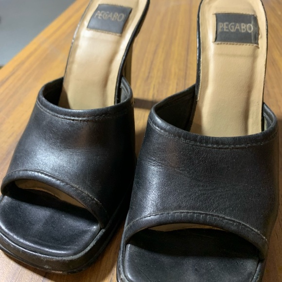 Very good condition, worn a few times black leather - Picture 4 of 5